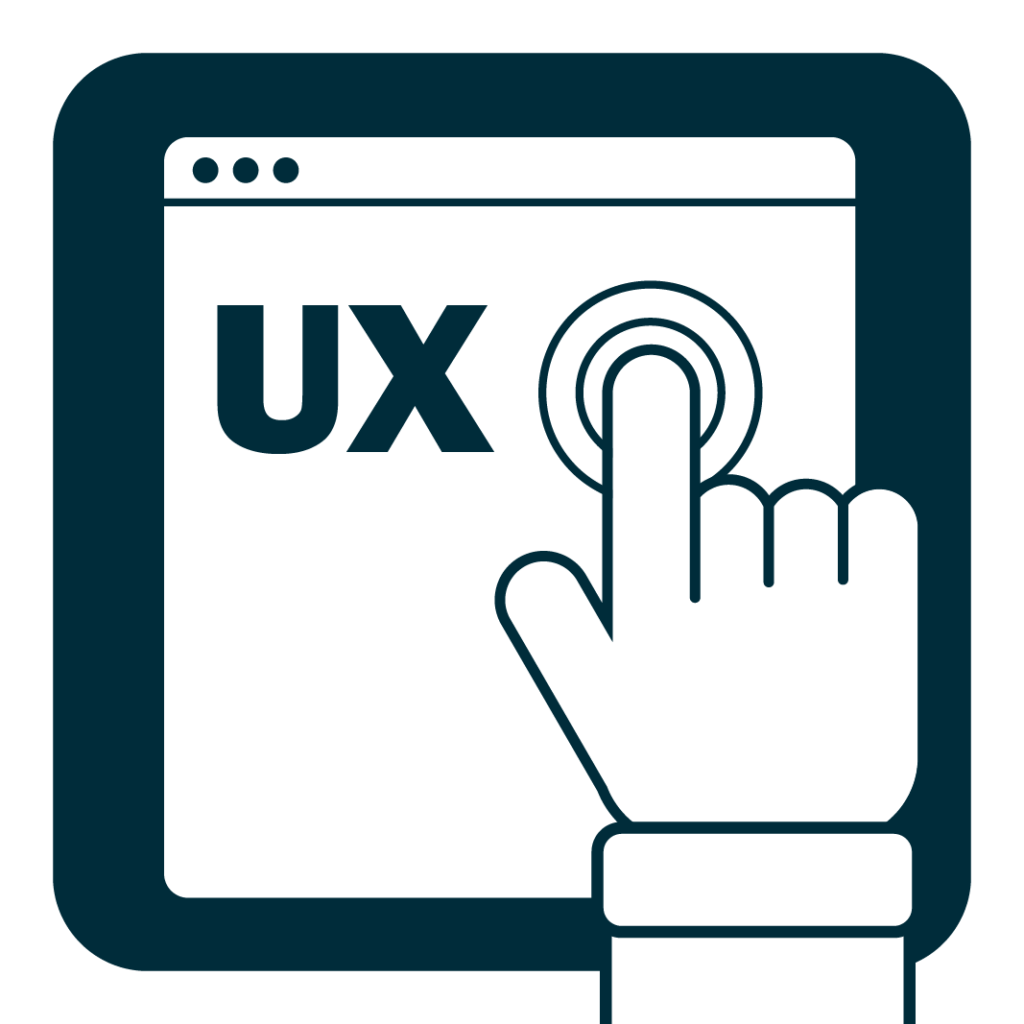 Icon representing user experience
