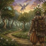 Fakespeare walking into the forest